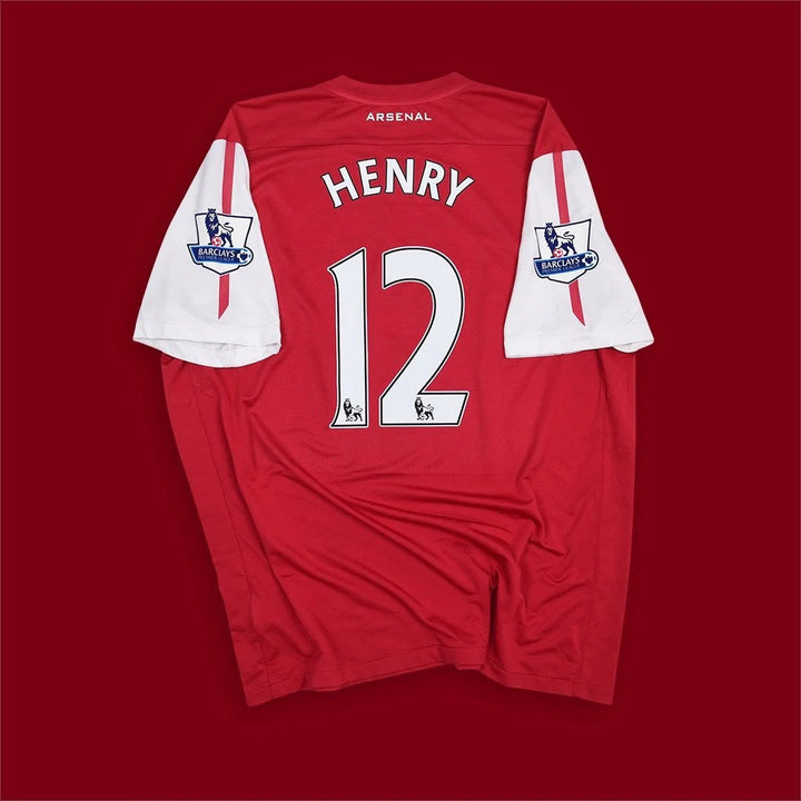 Camisa Retrô Arsenal 2011/12 Home - HENRY #12 (+Patches)