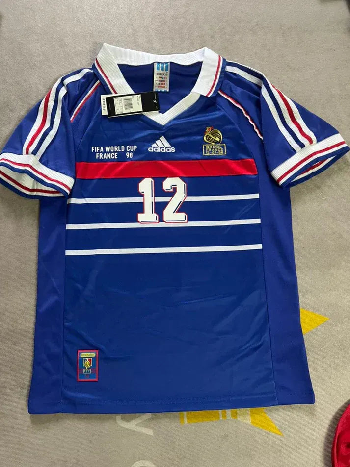 Camisa Retrô França 1998 WC - Thierry Henry #12