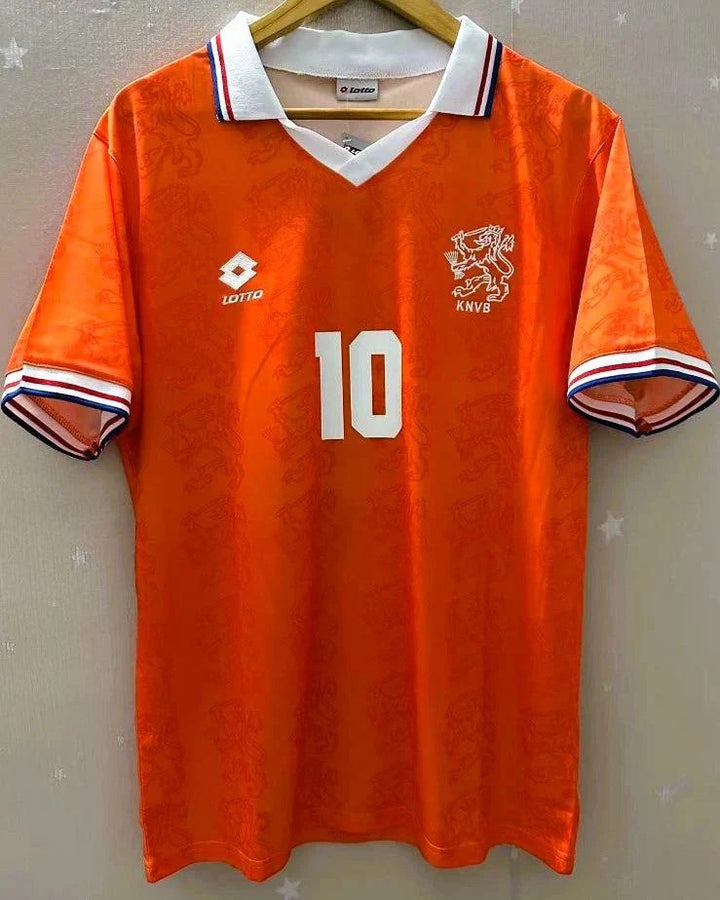 Camisa Retrô Holanda 1994/95 Home - BERGKAMP #10