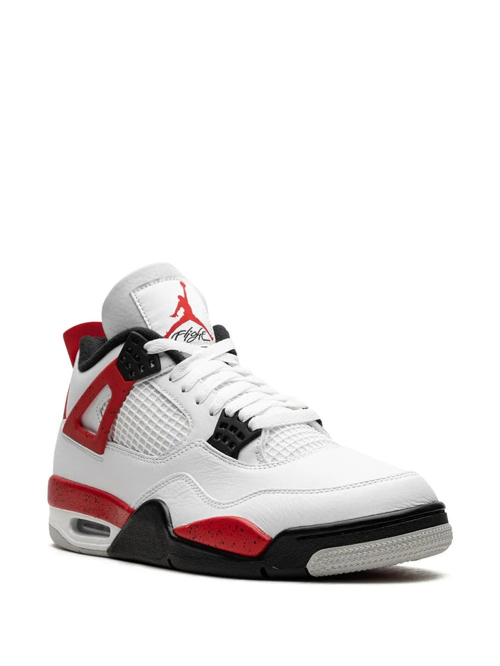 Air Jordan 4 - Branco/Vermelho/Preto