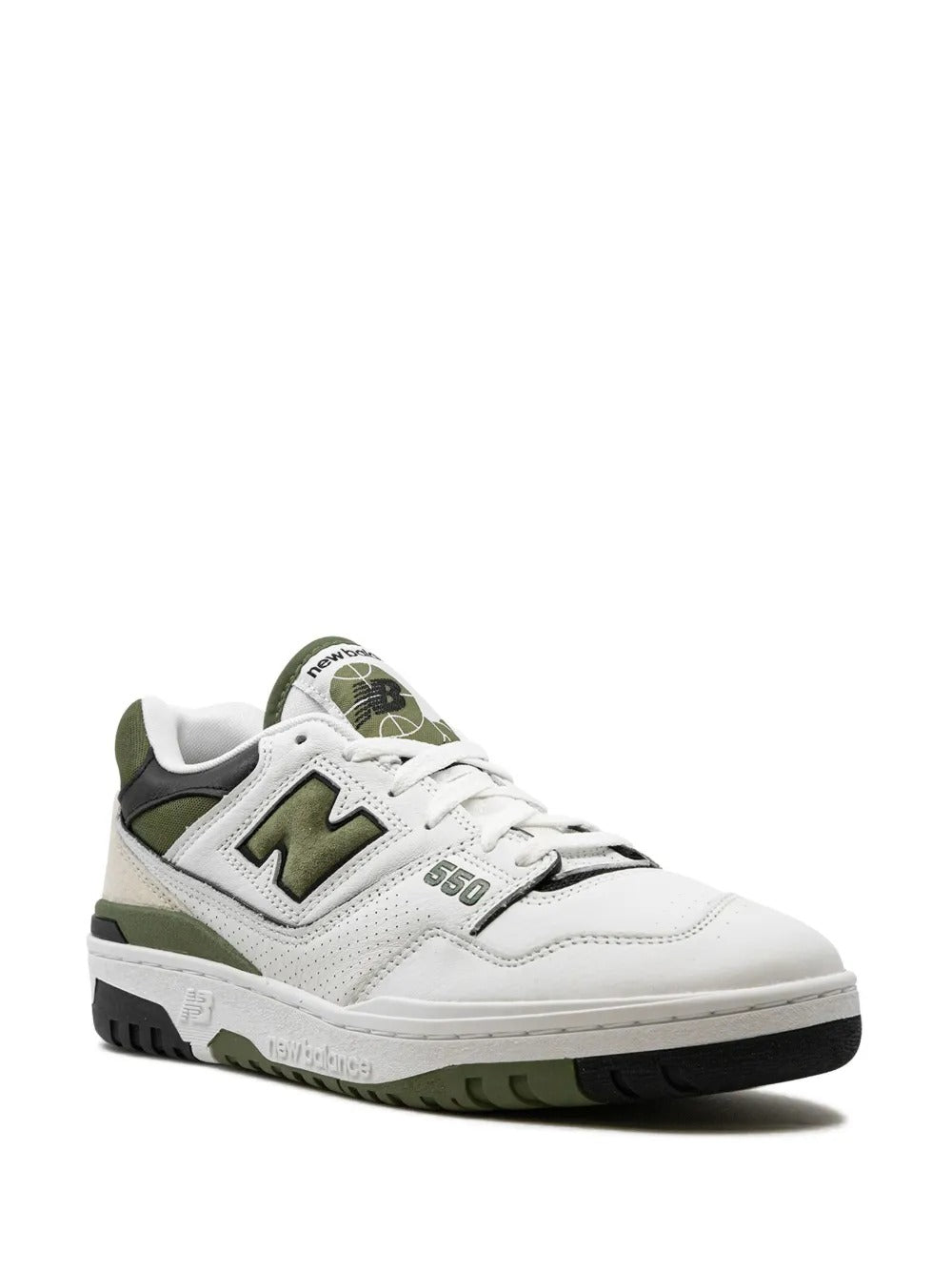 New Balance 550 - Branco/Verde Oliva/Bege
