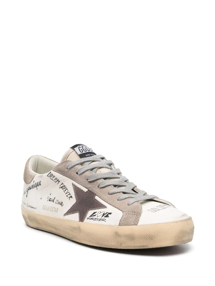 Golden Goose Super-Star – Branco/Bege