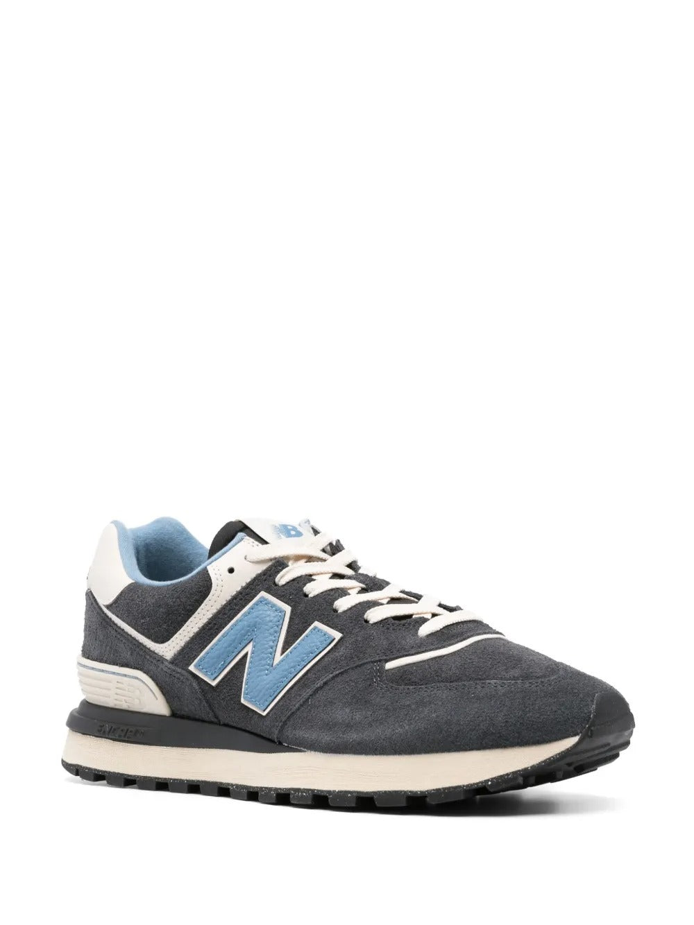 New Balance 574 - Cinza carvão/Azul claro/Creme