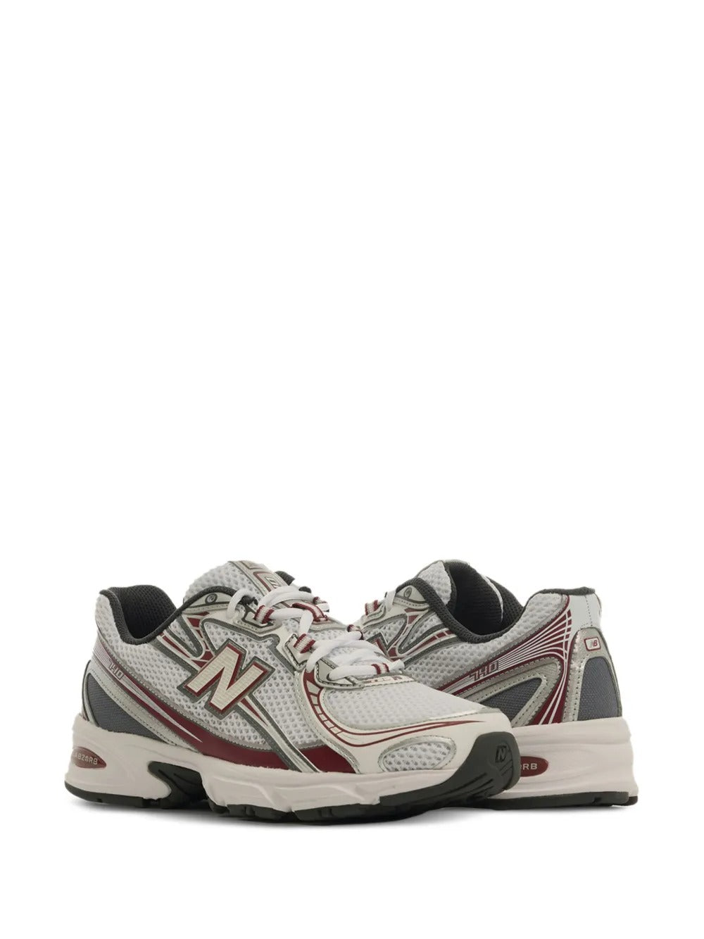 New Balance 740 - Branco/Cinza/Grená