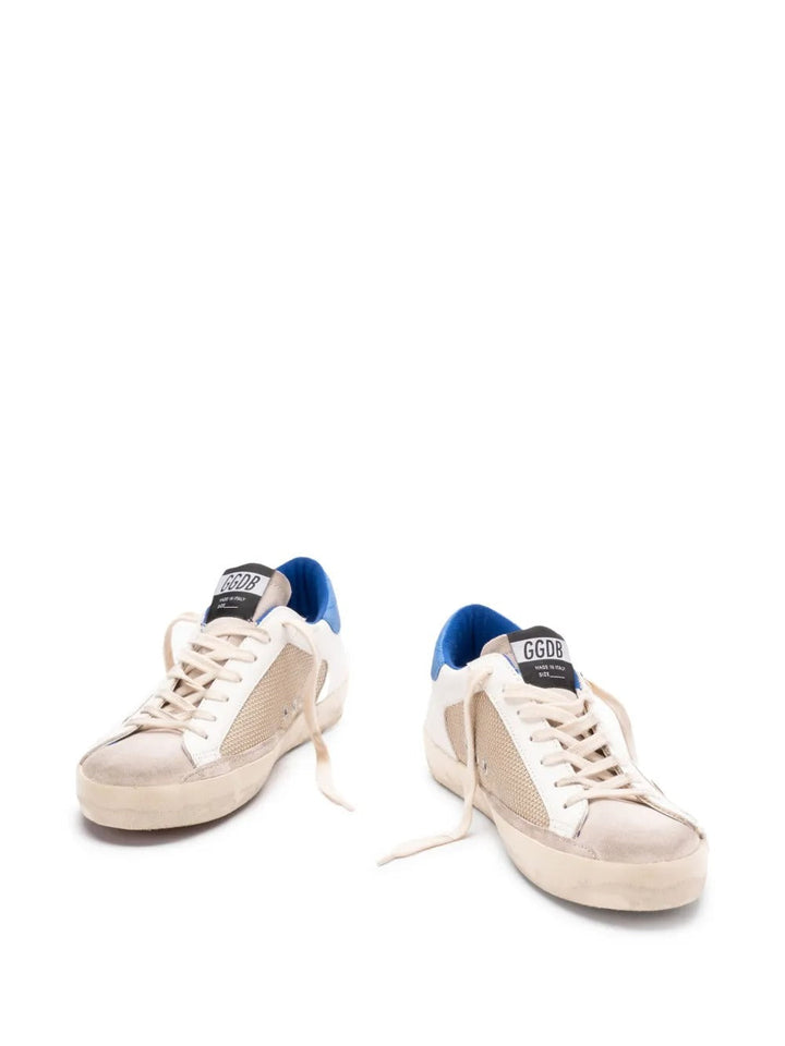 Golden Goose Superstar - Bege/Prata/Azul