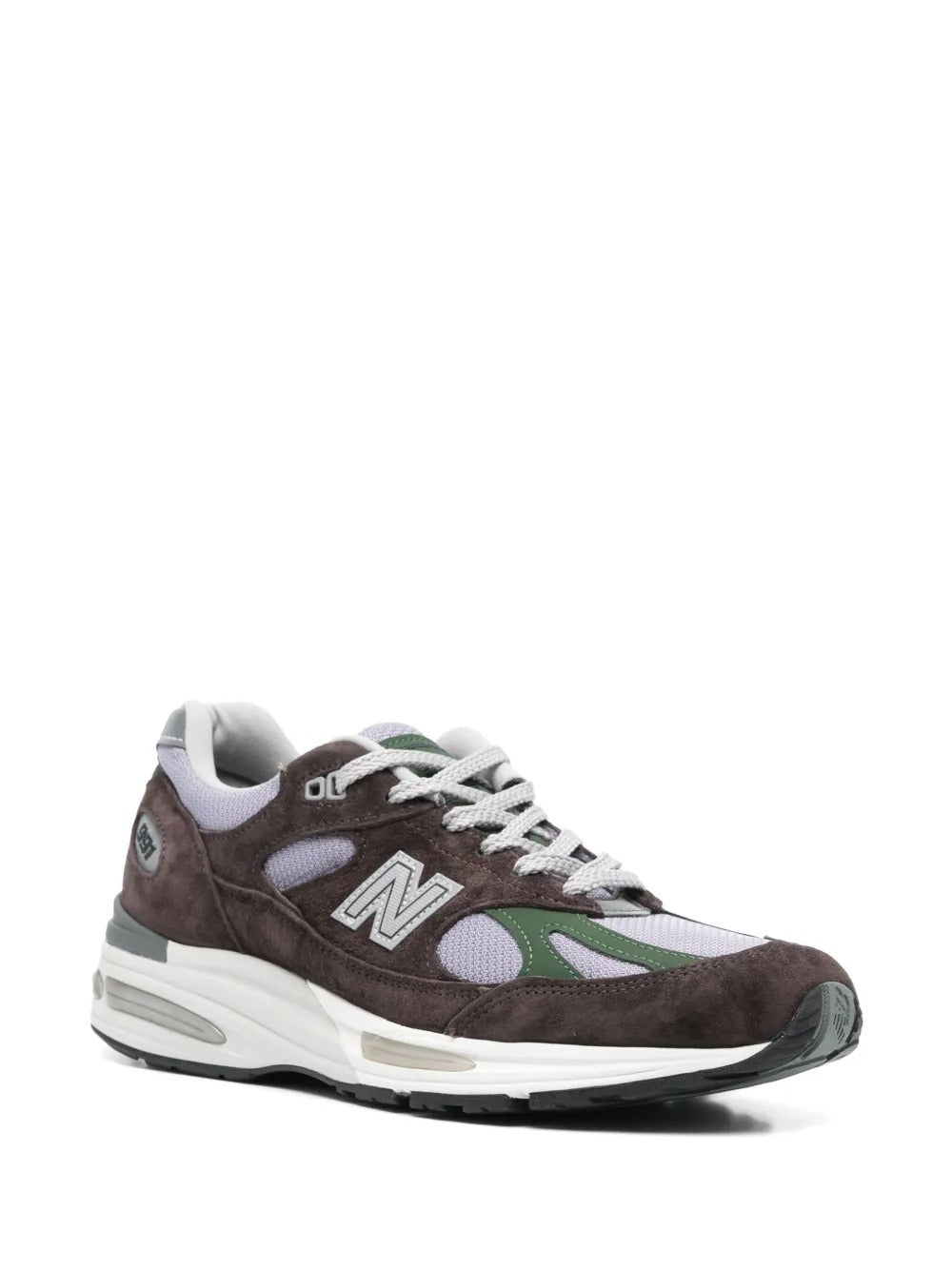 New Balance 991v2 - Castanho escuro/Lavanda/Verde