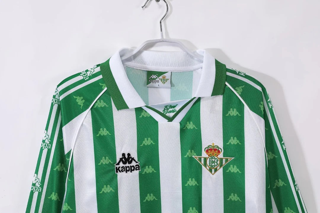Camisa Retrô Real Betis 1995/97 Home - Manga Longa