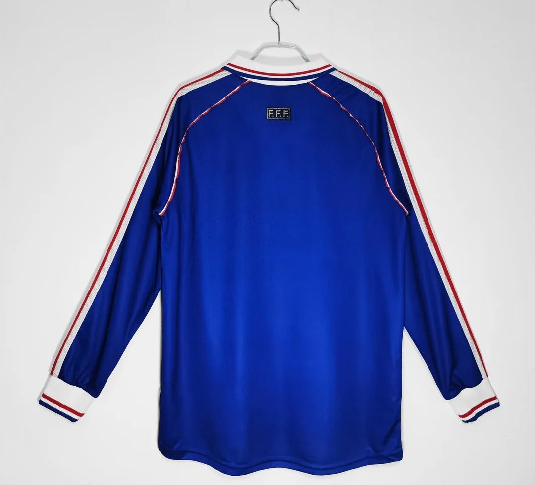 Camisa Retrô França 1998 Home - Manga Longa
