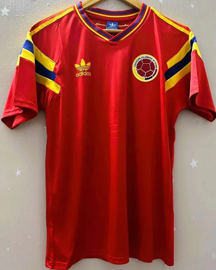 Camisa Retrô Colômbia 1990/91 Home - VALDERRAMA #10