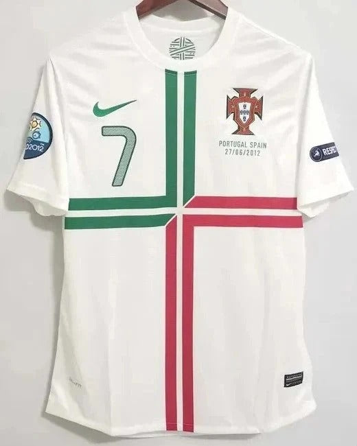 Camisa Retrô Portugal 2012/13 Away - RONALDO #7 (+Patches)