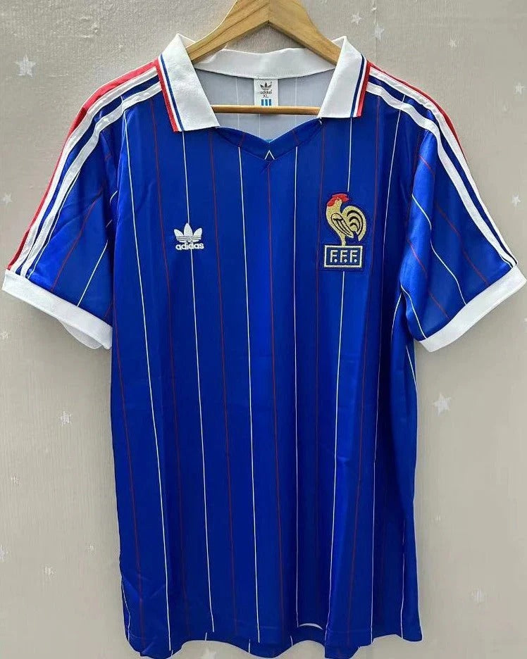 Camisa Retrô França 1982/83 Home - PLATINI #10