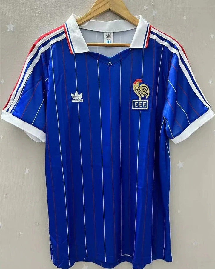 Camisa Retrô França 1982/83 Home - PLATINI #10