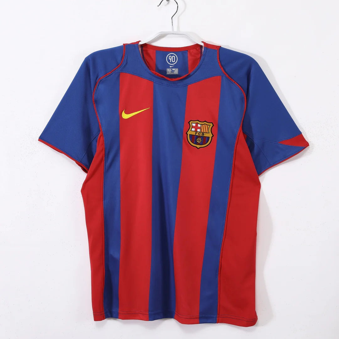 Camisa Retrô Barcelona 2004/05 Home