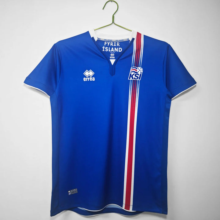 Camisa Retrô Islândia 2016 Home