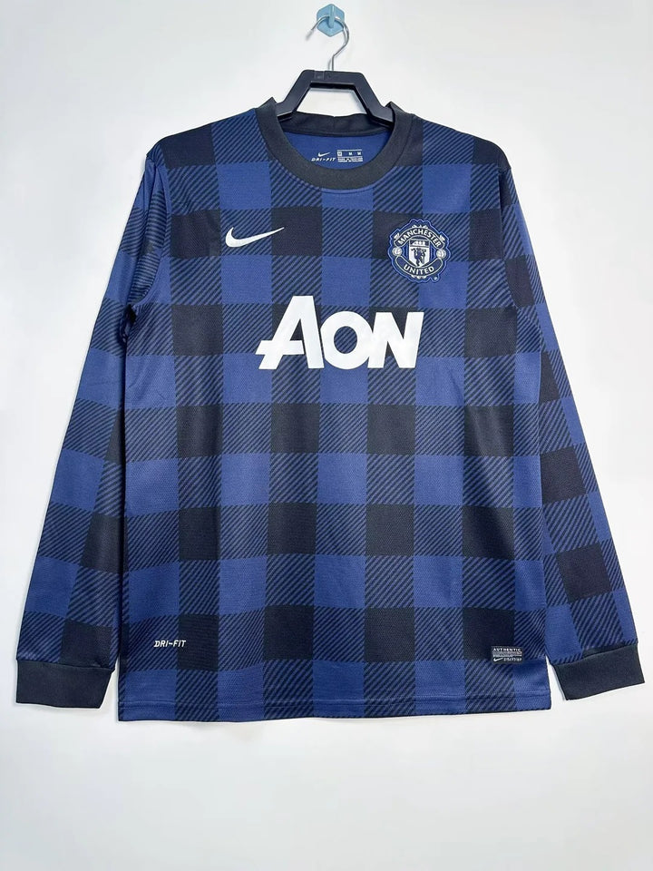 Camisa Retrô Manchester United 2013/14 Away - Manga Longa