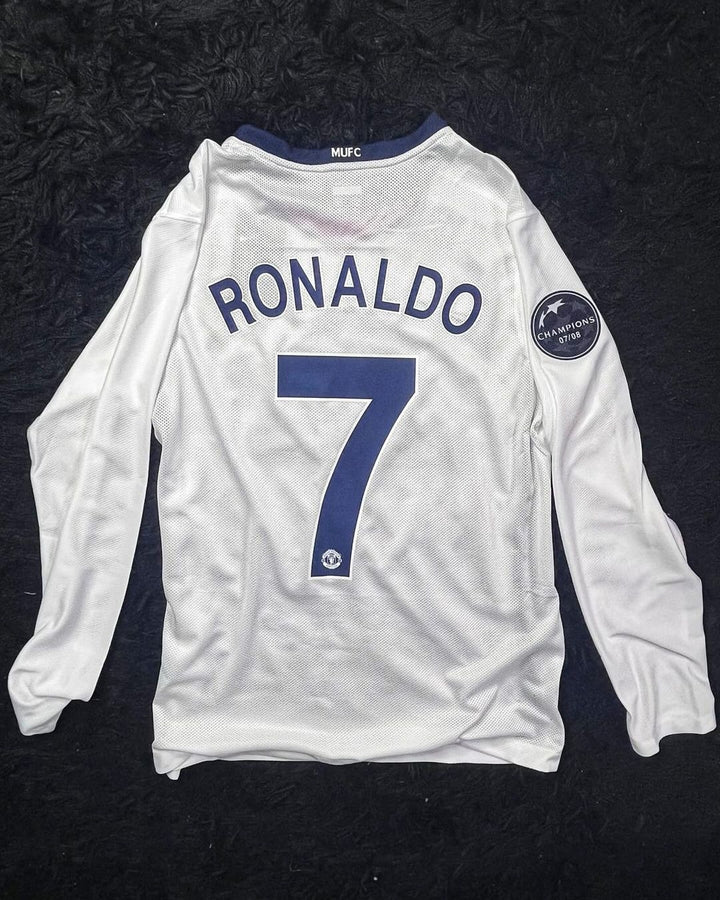 Camisa Retrô Manchester United 2008/09 Away - Ronaldo #7 (+Patches)