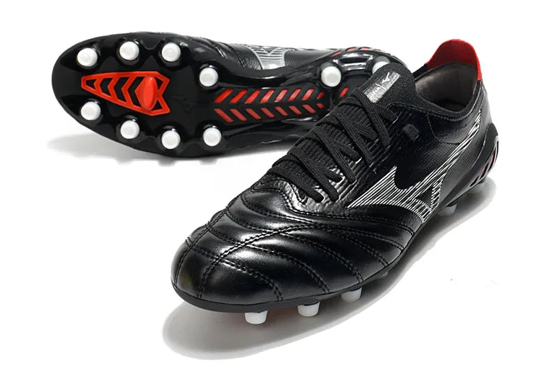 Chuteira Mizuno Morelia Neo III - Preta/Vermelha (Pronta Entrega)