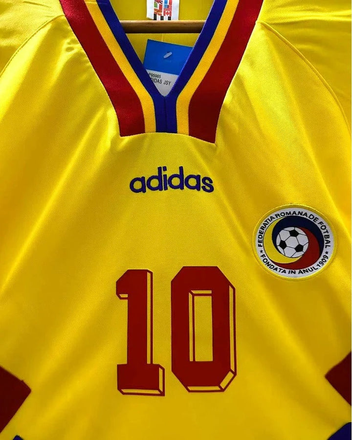 Camisa Retrô Romênia 1994/95 Home - HAGI #10