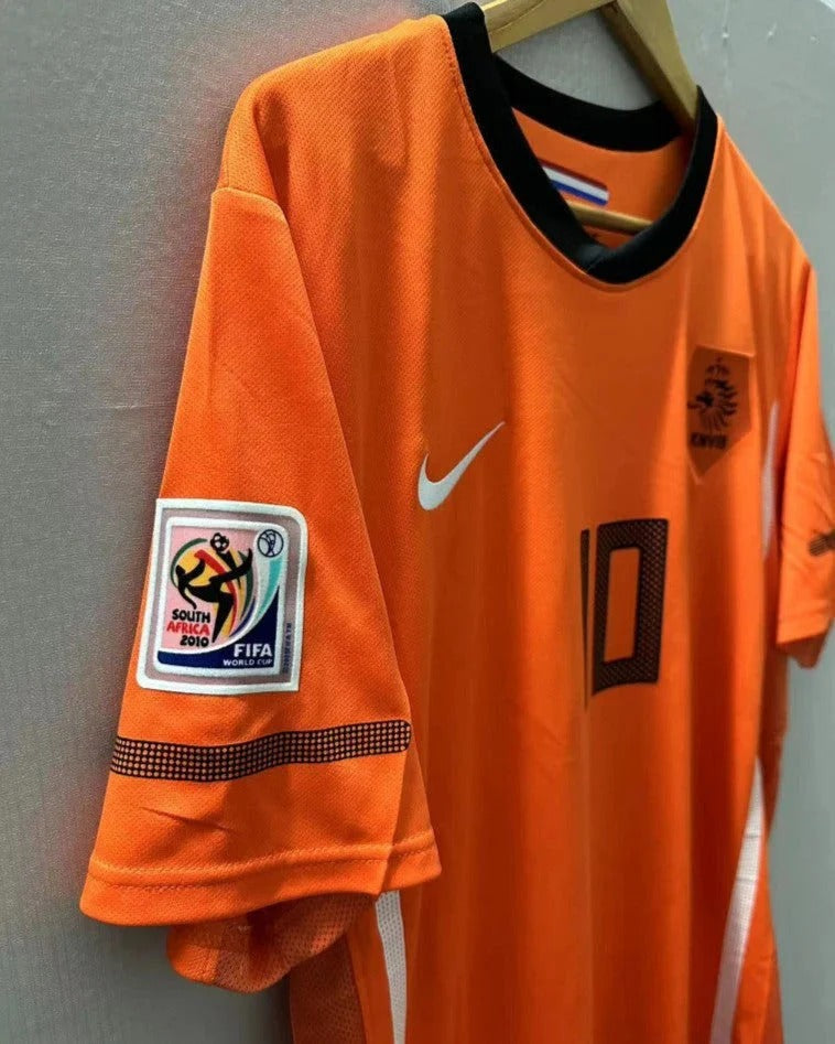 Camisa Retrô Holanda 2010/11 Home - SNEIJDER #10 (+Patches)