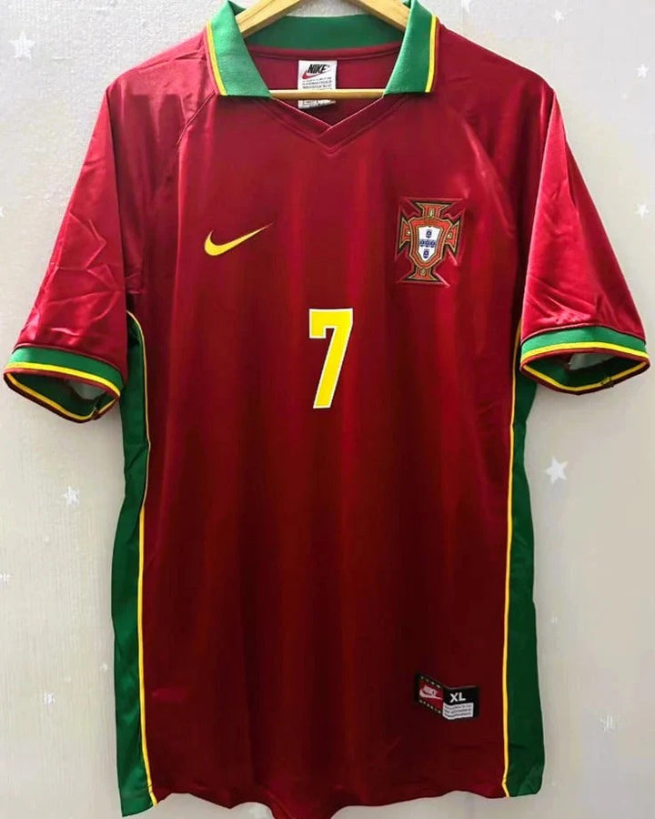 Camisa Retrô Portugal 1998/99 Home - FIGO #7