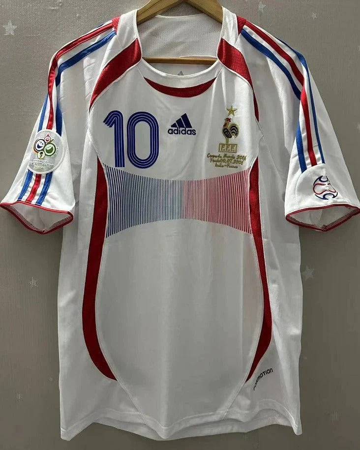 Camisa Retrô França 2006/07 Home - ZIDANE #10 (+Patches)
