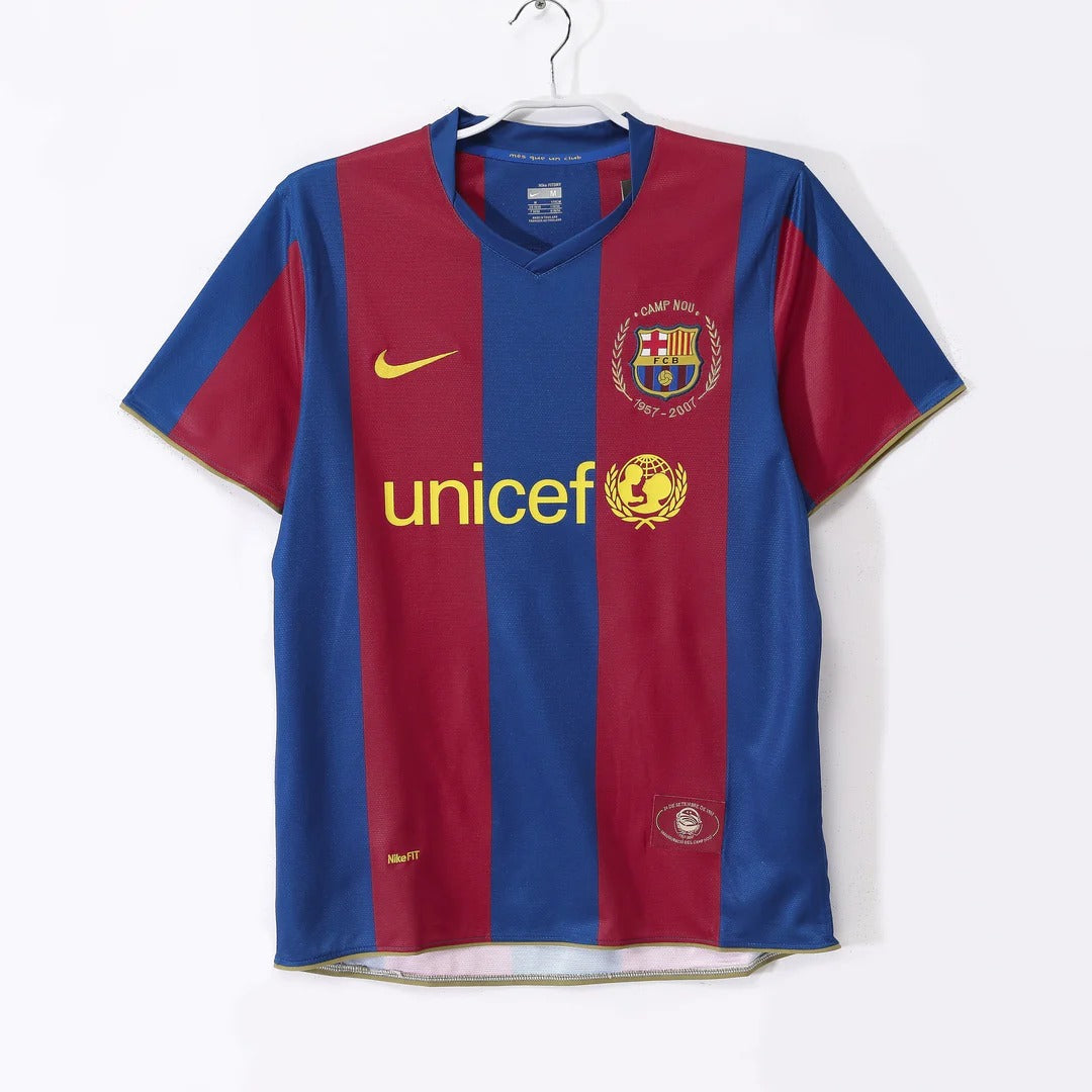 Camisa Retrô Barcelona 2007/08 Home
