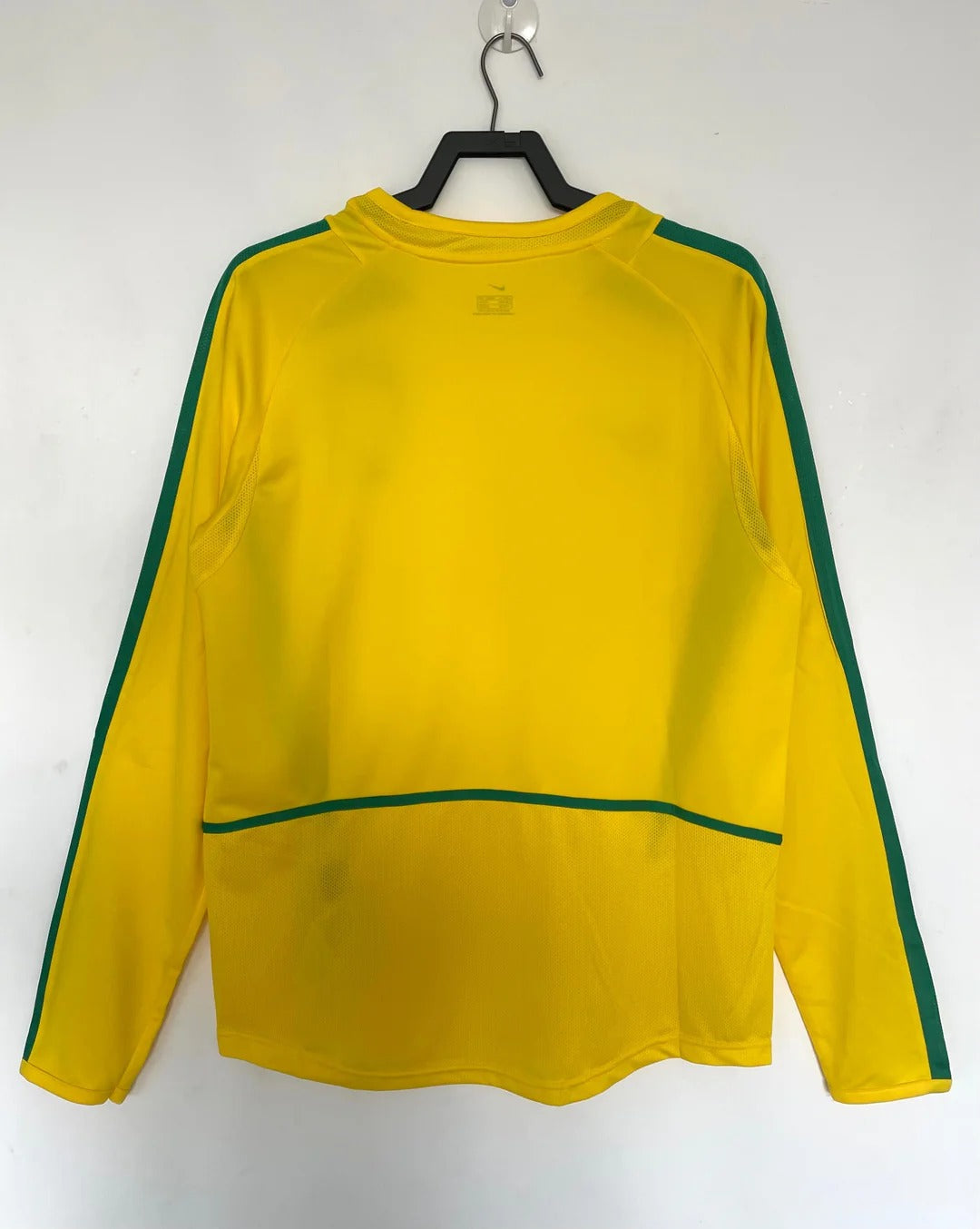 Camisa Retrô Brasil 2002 Home - Manga Longa