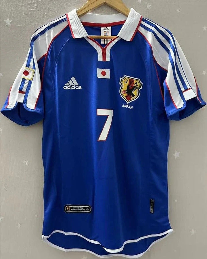 Camisa Retrô Japão 2000/01 Home - NAKATA #7 (+Patches)