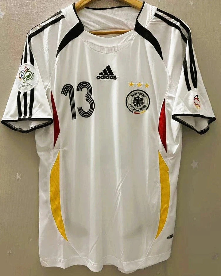 Camisa Retrô Alemanha 2006/07 Home - BALLACK #13 (+Patches)