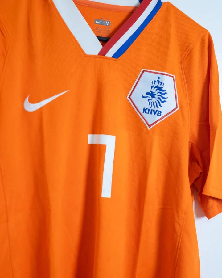 Camisa Retrô Holanda 2008/09 Home - VAN PERSIE #7