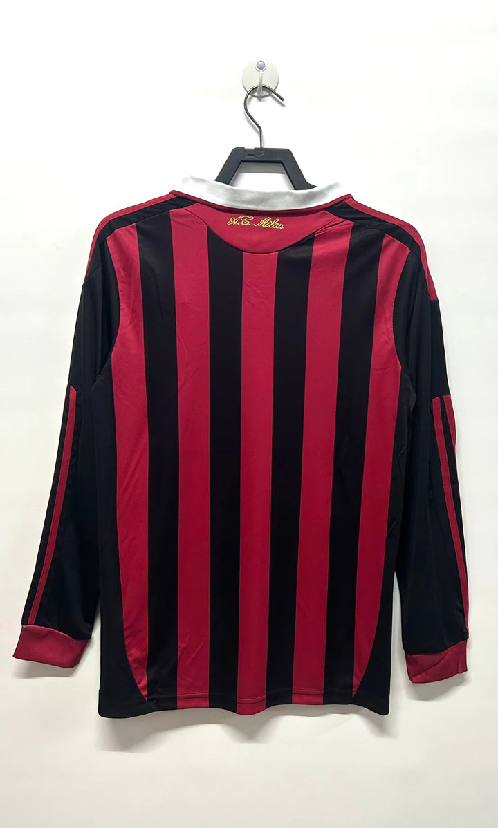 Camisa Retrô Milan 2009/10 Home - Manga Longa