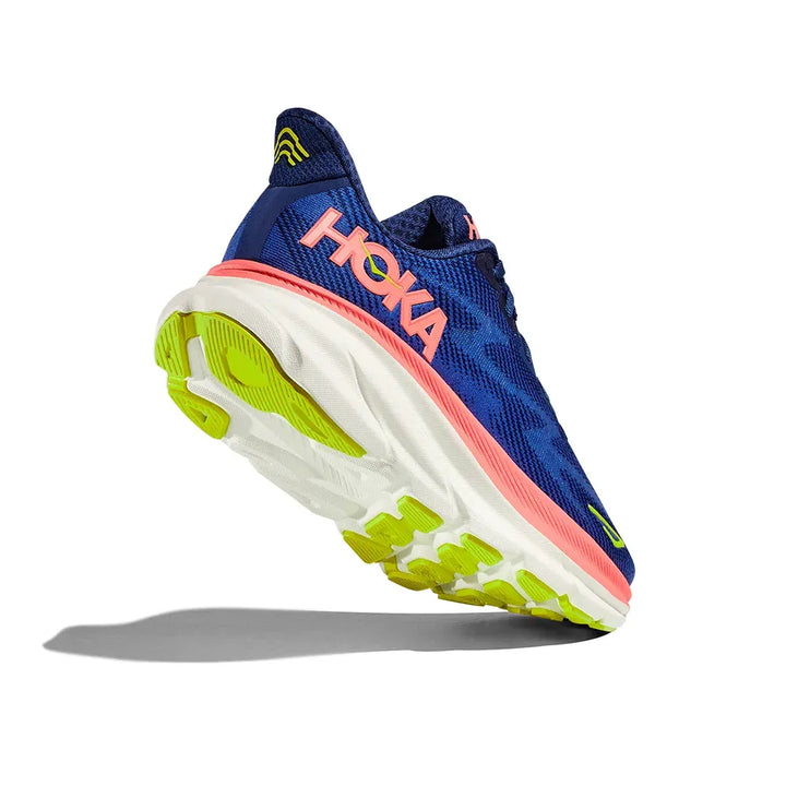 Hoka Clifton 9 – Azul Marinho/Coral