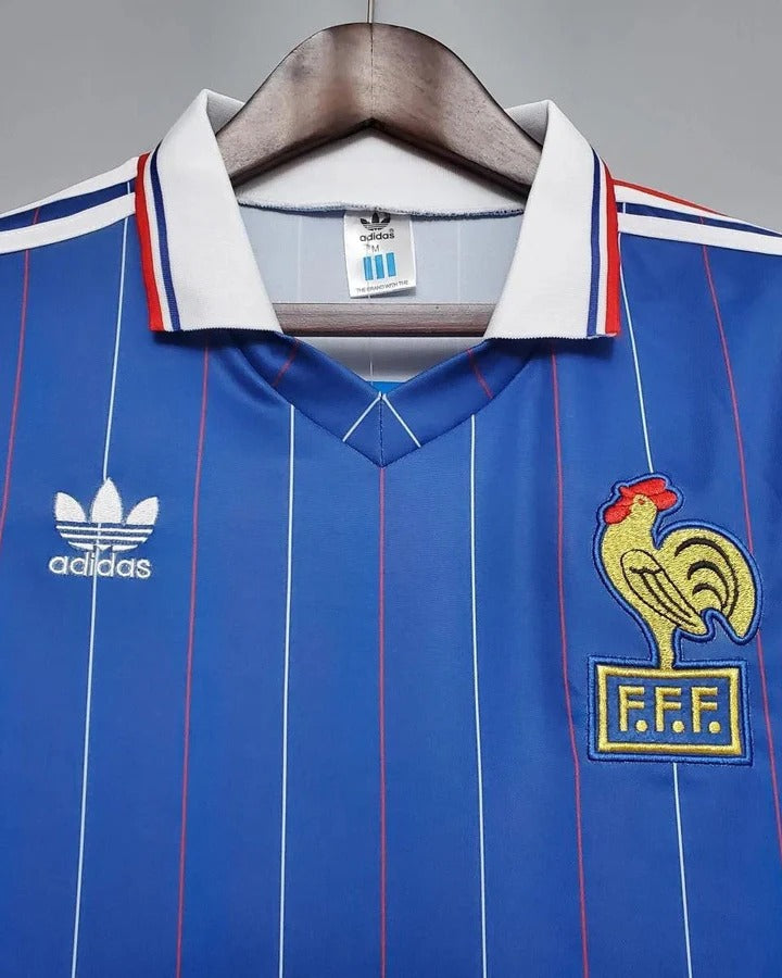 Camisa Retrô França 1982/83 Home - PLATINI #10