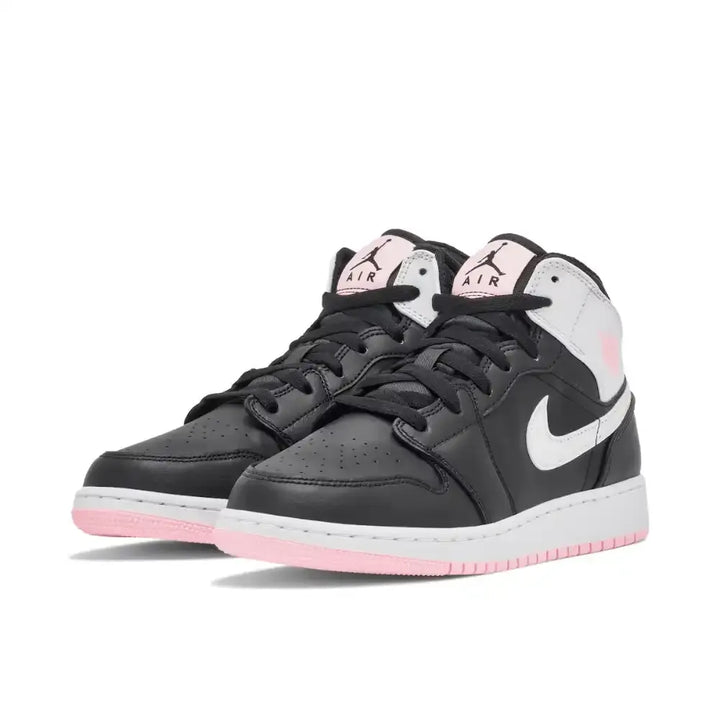 Air Jordan 1 Mid - Preto/Rosa