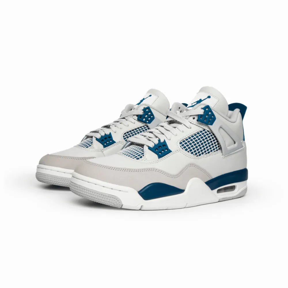 Air Jordan 4 - Branco/Azul Profundo