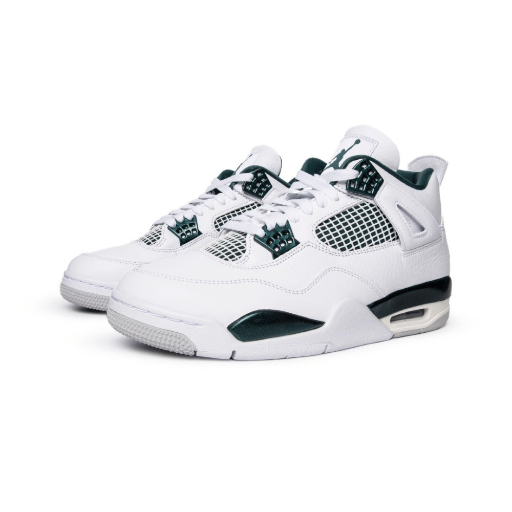 Air Jordan 4 - Branco/Verde Petróleo