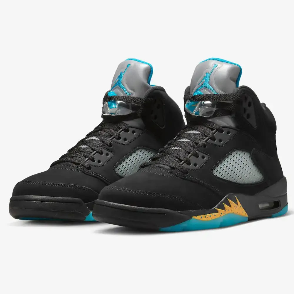 Air Jordan 5 - Preto/Azul Capri