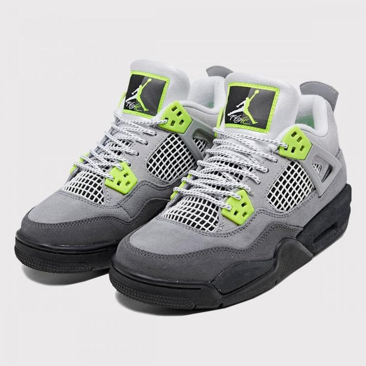 Air Jordan 4 - Cinza/Verde Lima