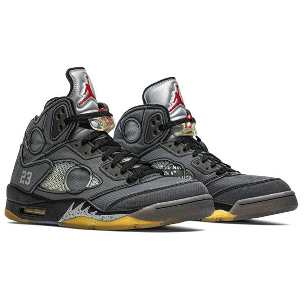Jordan 5 Retro Off-White - Preto