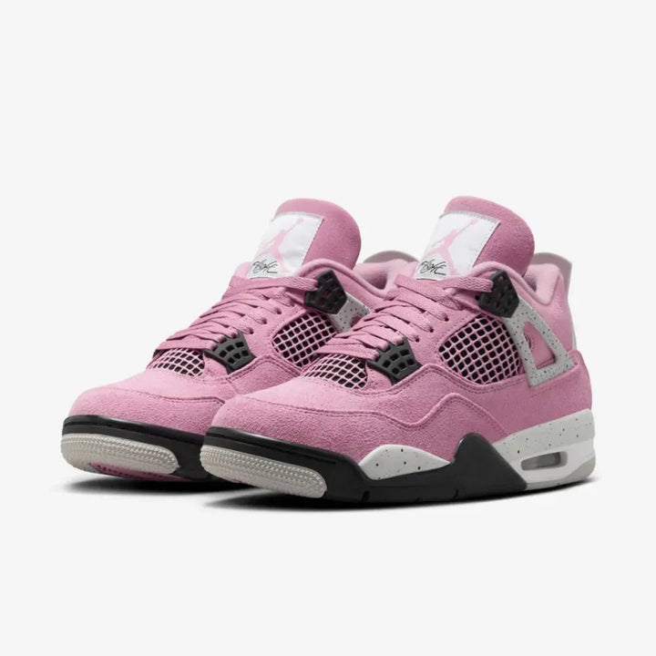Air Jordan 4 - Rosa/Cinza Claro/Preto