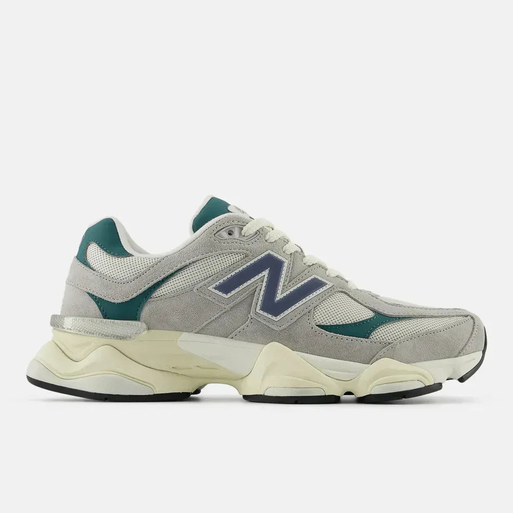 New Balance 9060 – Cinza Ardósia/Verde Azul