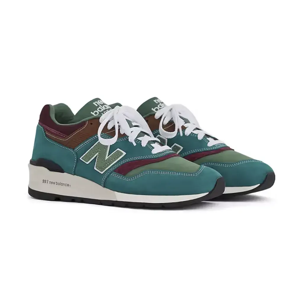 New Balance 997 Made in USA – Verde/Grená
