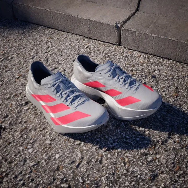 Adidas Adizero Adios Pro 4 – Cinza/Vermelho