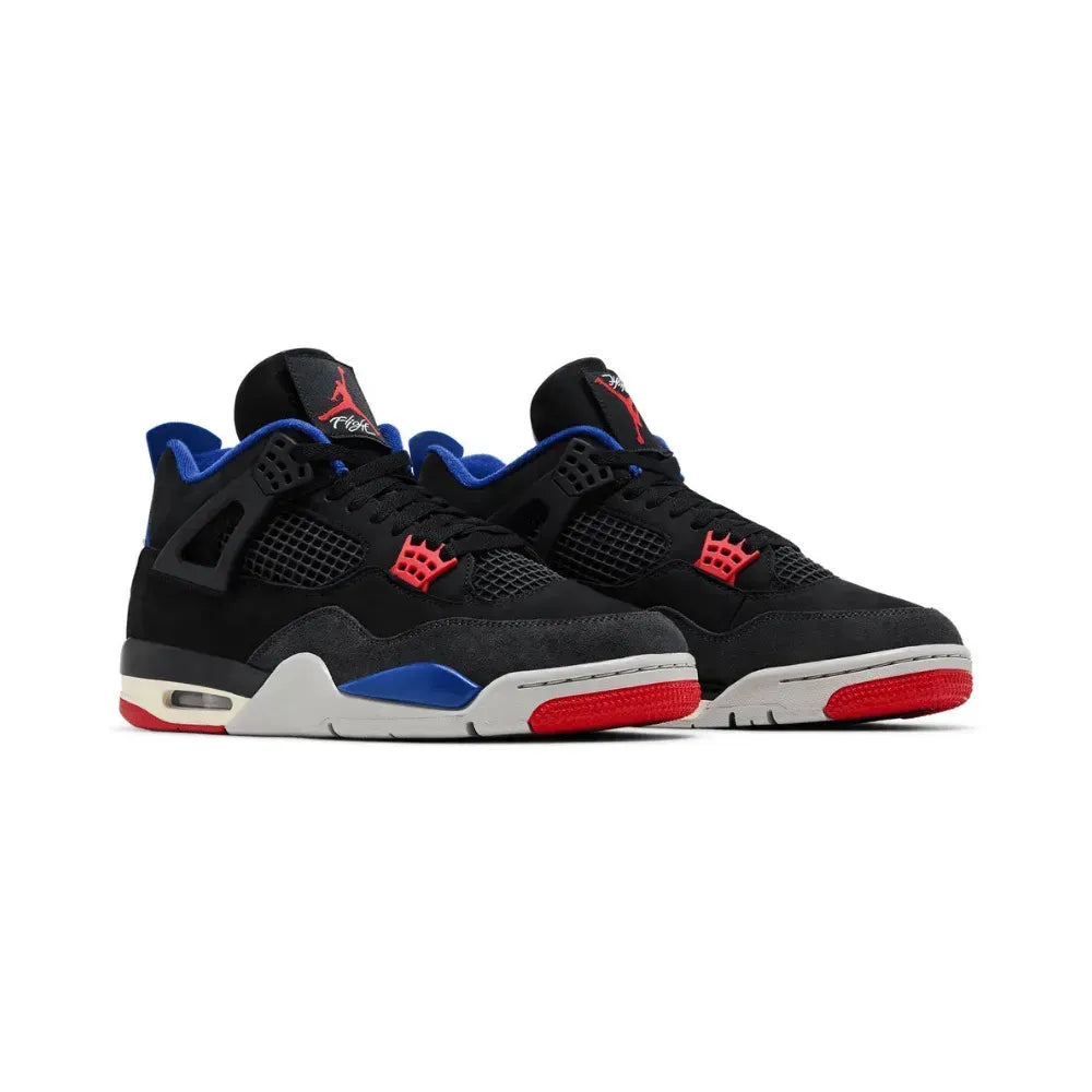 Air Jordan 4 - Preto/Azul Cobalto