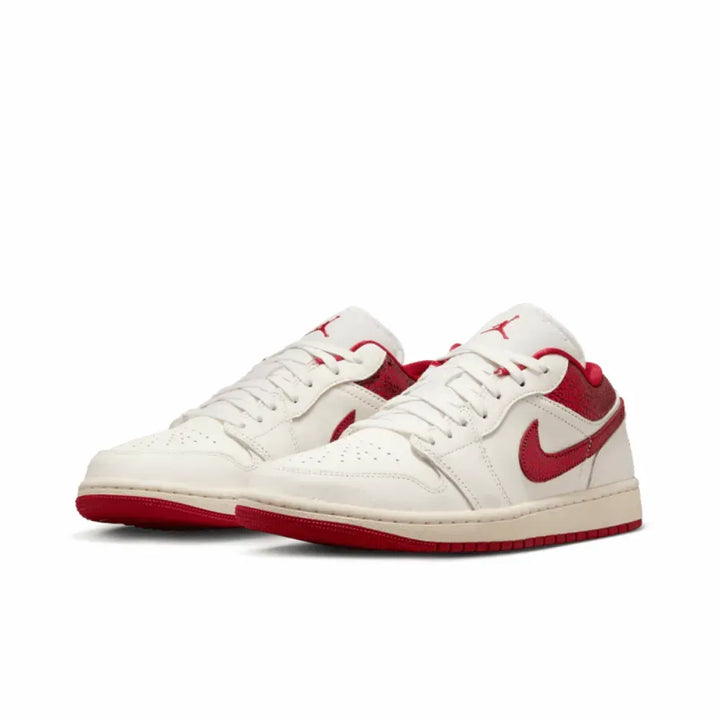 Air Jordan 1 Low - Branco/Vermelho