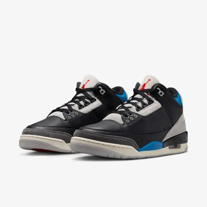 Air Jordan 3 OG - Preto/Azul/Cinza