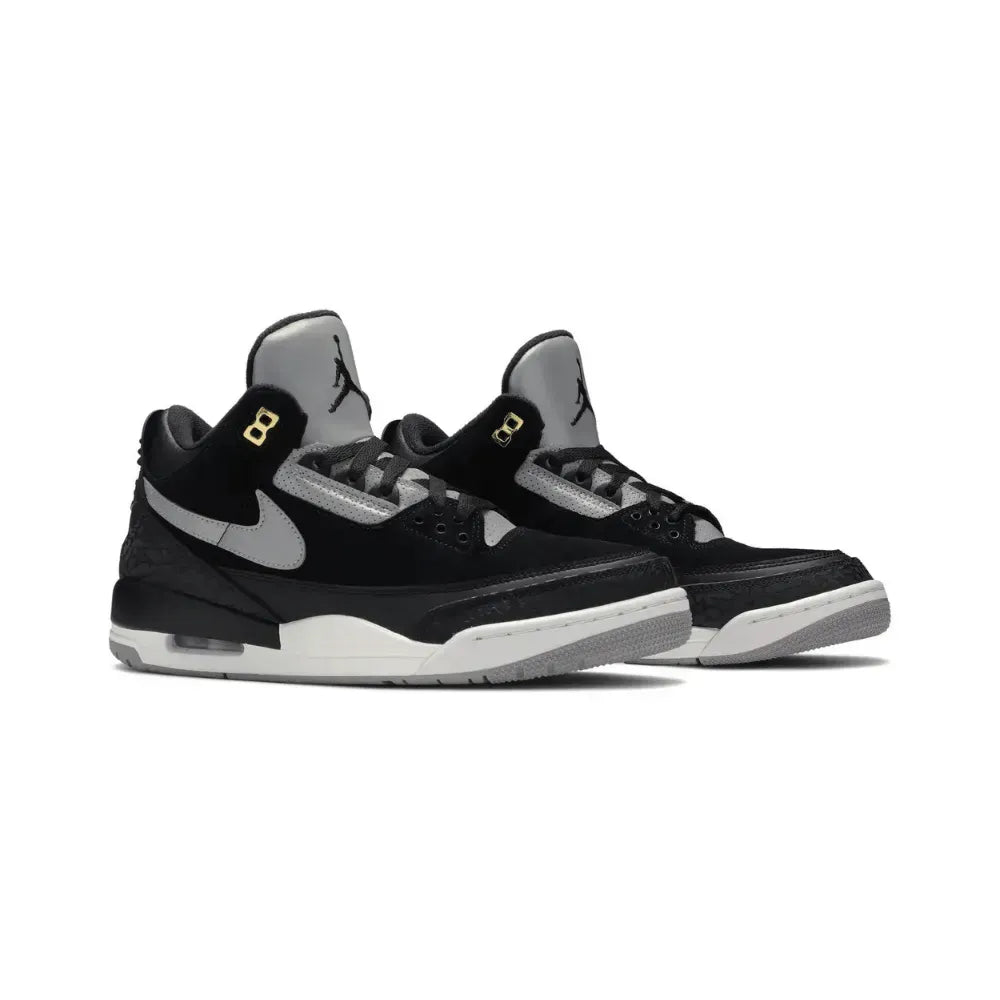 Air Jordan 3 Tinker - Preto Cimento/Dourado