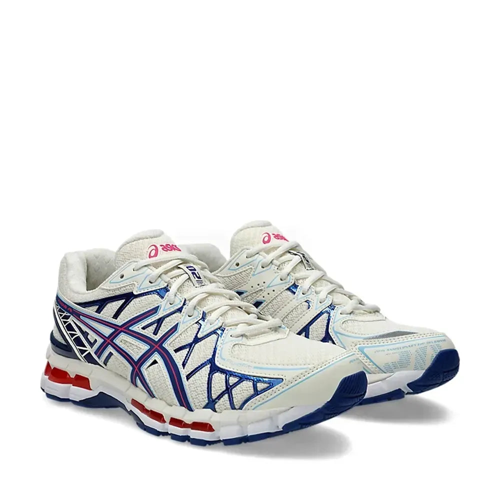 ASICS Gel Kayano 20 - Creme/Azul/Vermelho