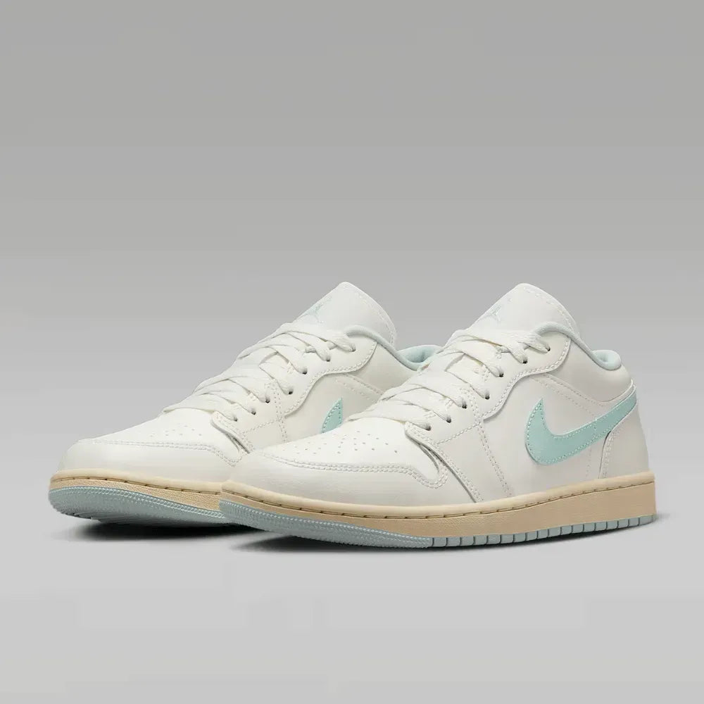 Air Jordan 1 Low - Creme/Ciano