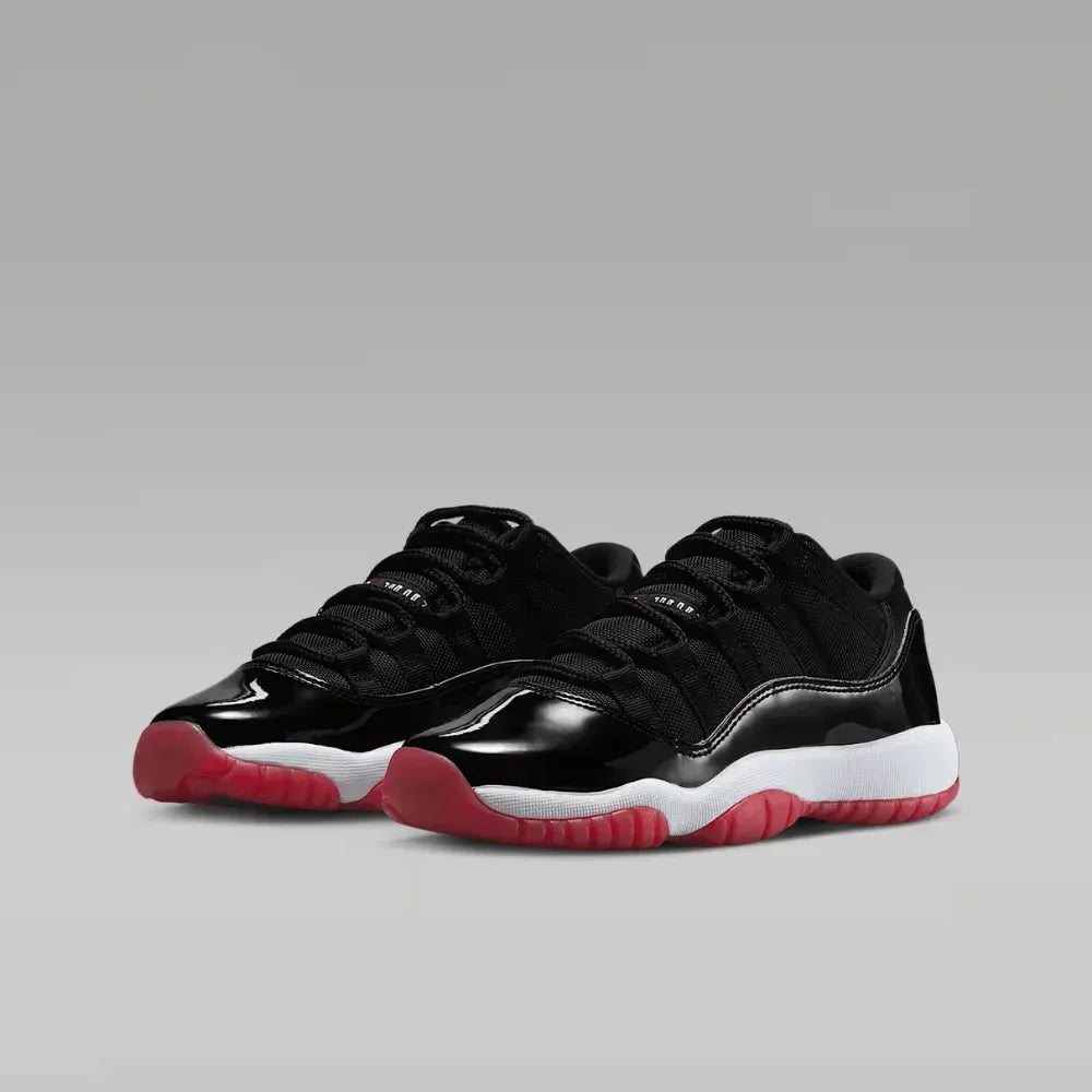 Air Jordan 11 Low GS - Preto/Vermelho